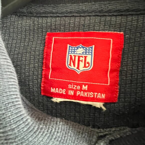 Denver Broncos NFL Blue Polo Short Sleeve Shirt Mens‎ Size Med - Picture 4 of 6